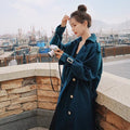 Elegant Autumn Mid-Length Trench for Women
