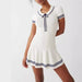 Women’s Striped Knit Midi Dress