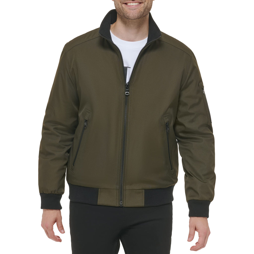 Calvin Klein Sherpa Hooded Soft Shell - Olive Medium