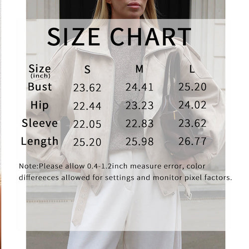 Women's Casual Zip Up Jacket