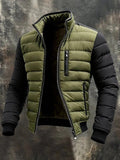 Men's plaid hoodie jacket by Ancient Energy featuring a flattering fit and stylish plaid design, shown on a model.