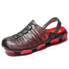 Ancient Energy men's Baotou outdoor sandals with half drag design, suitable for beach wear and outdoor activities.