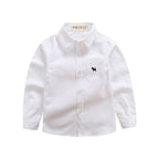 Children's long-sleeved shirts for boys by Ancient Energy, featuring colorful patterns and comfortable cotton fabric.