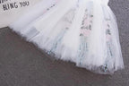 Children's Western-style baby princess dress by Ancient Energy, featuring a cute, colorful design with ruffles and bow details.
