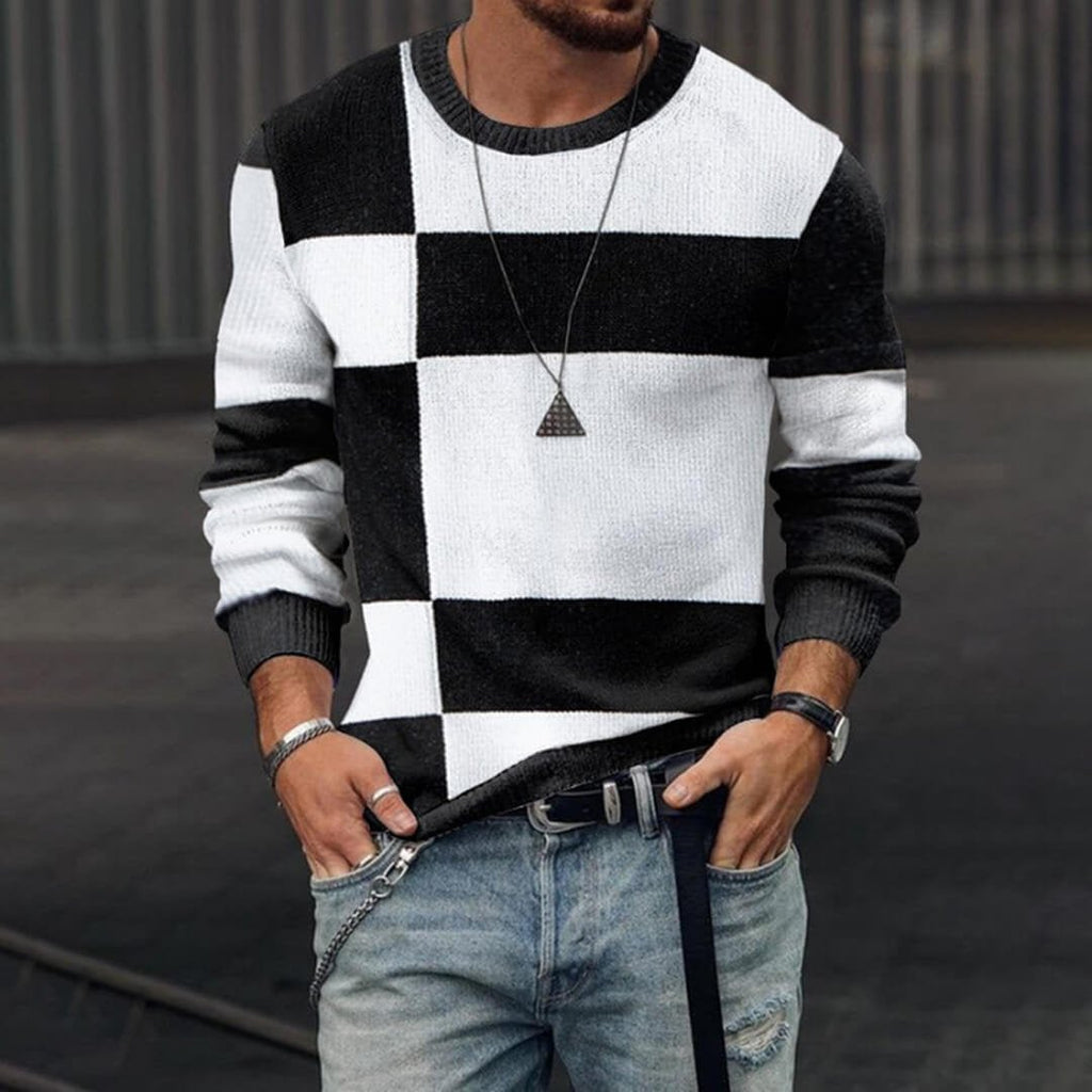 Ancient Energy men's 3D pullover casual long sleeve T-shirt, comfortable and stylish men's long-sleeve top with intricate 3D design.