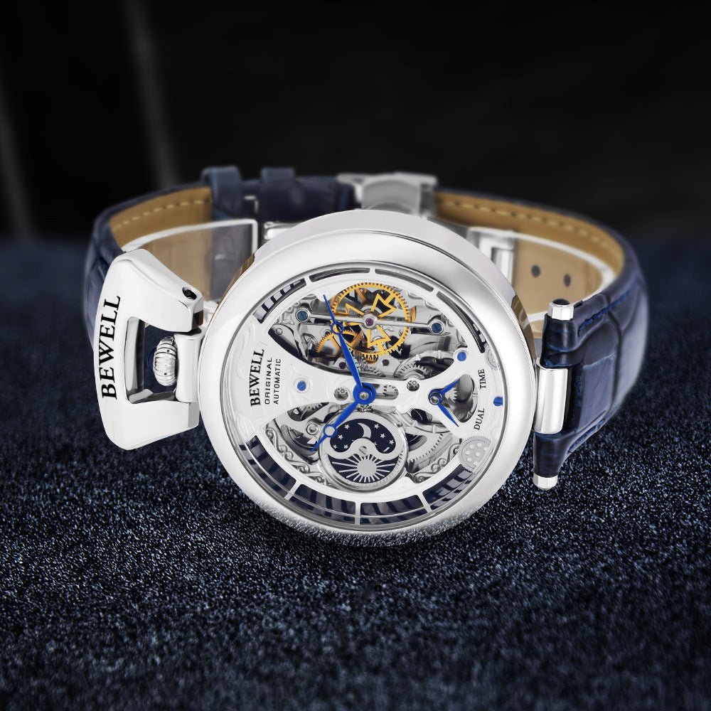Ancient Energy men's waterproof watch with a sleek design, featuring a round dial and adjustable strap.