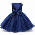 Ancient Energy princess flower girl dress with a floral tutu design, perfect for summer weddings and birthday parties.