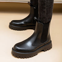 Leather Martin Boots