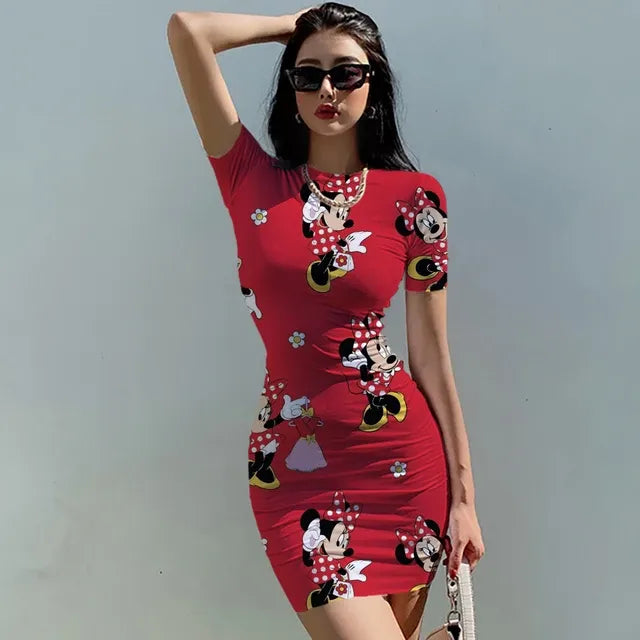 2023 Mickey Mouse Summer Dress for Women