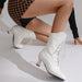 Women’s Pointed-Toe Kitten-Heel Boots | Autumn Winter Chic