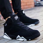 Dual Air Jordan 7 High Tops for Couples