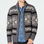Men's Elegant Long Sleeve Knit Cardigan