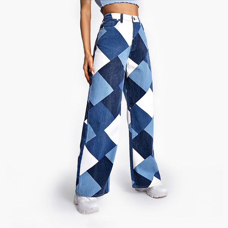 Chic Loose Fit Fashion Jeans