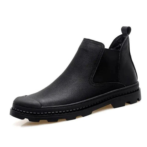 Mandotos cozy leather footwear in a stylish, comfortable design featuring smooth leather and a classic silhouette.