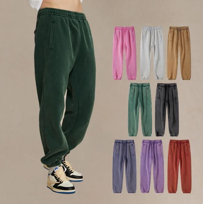 High Street Distressed Retro Sweatpants
