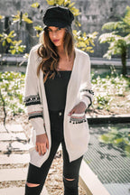 Chic Long Sleeve Women's Cardigan Coat