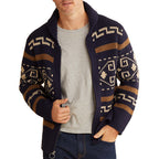 Men's Elegant Long Sleeve Knit Cardigan