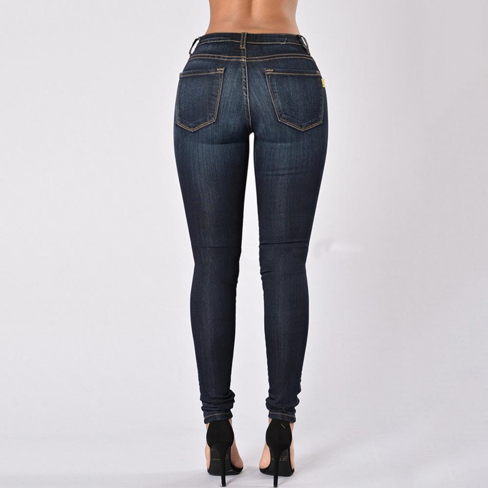 Chic High-Waist Urban Jeans