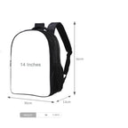 Lightweight primary school kindergarten backpack by Ancient Energy with shoulder straps, designed for young children.