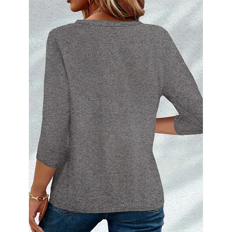 Paquete de 3 tops de túnica para mujer con mangas 3/4