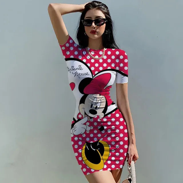 2023 Mickey Mouse Summer Dress for Women