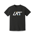 Adult Little Rad Things winged logo T-shirt featuring a bold graphic design, casual fit, and comfortable fabric.