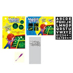 Mandotos educational toy drawing pad with 3D magic light effects and puzzle board for creative sketching and learning.