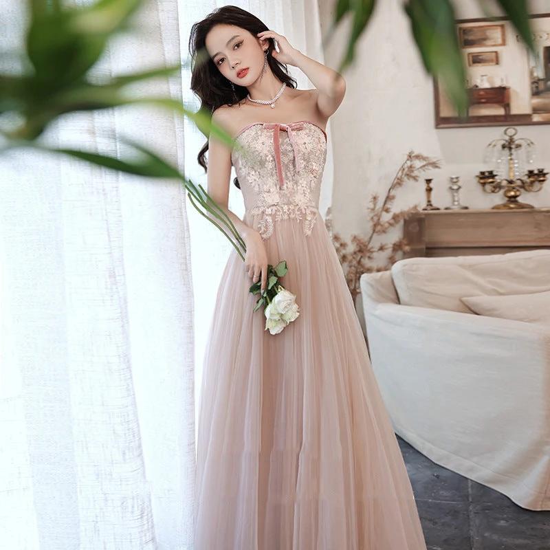 Mandotos elegant tube lace sequined ball gown, perfect for prom and pageantry, featuring a fitted silhouette and luxurious details.
