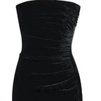 Mandotos long party skirt for dinner and annual events, elegant design suitable for formal occasions