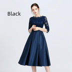 Mandotos casual mid-length evening dress for women, featuring a versatile design, elegant fit, and stylish fabric.