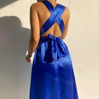 Mandotos long sleeve women’s wrap hips dress with bodycon fit and elegant neckline, perfect for stylish and comfortable wear.