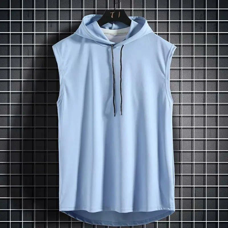 Mandotos 2026 brand men's hip hop tank top featuring bold graphic design and sleeveless style for urban streetwear.