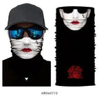 Mandotos 3D Charm Protective Mask featuring colorful decorative charms and adjustable straps for comfortable wear.