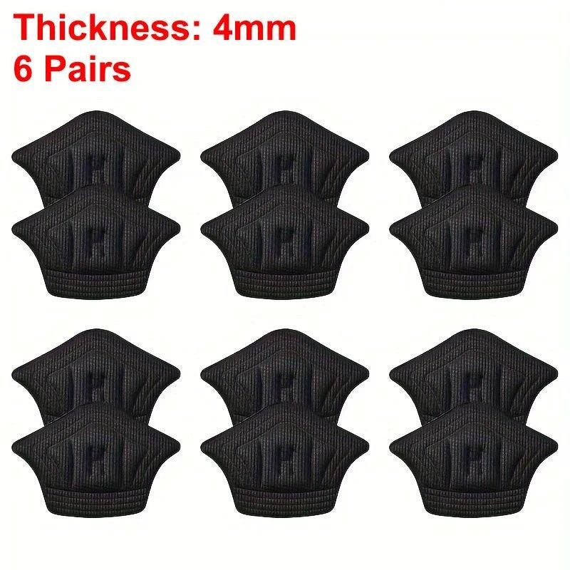 Mandotos 3 or 6 pairs sport shoe heel pads with adjustable size, antiwear cushion insoles for added comfort and support.