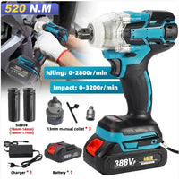 Mandotos 5-piece Pro Electric Wrench Kit with various wrench sizes and accessories for versatile mechanical work.
