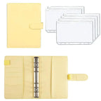 A6 Deluxe Leather Finance Organizer by MANDOTOS with multiple compartments for bills, cards, and receipts in a sleek design.