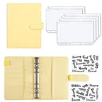 A6 Deluxe Leather Finance Organizer by MANDOTOS with multiple card slots and a sleek black leather finish.