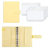 A6 Deluxe Leather Finance Organizer by MANDOTOS with multiple card slots, cash compartments, and a sleek, professional design.