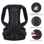 Mandotos adjustable back brace and posture corrector, designed to support proper spinal alignment and improve posture.