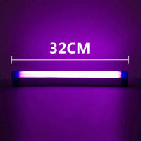 MANDOTOS adjustable portable LED fill light showing customizable brightness and color settings for photography or videography.