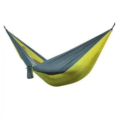 MANDOTOS Adventure Hammock Pack showing a compact, lightweight hammock with straps and accessories for outdoor camping and relaxation.
