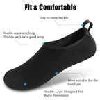 Mandotos AquaFlex unisex water shoes with quick-dry fabric, flexible sole, and breathable design for beach, yoga, and swimming activities.
