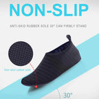 Mandotos AquaFlex unisex water shoes with quick-dry fabric, designed for beach, yoga, and swimming activities.