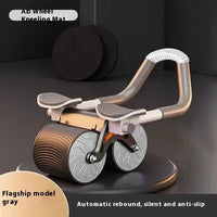 Mandotos Automatic Rebound Abdominal Wheel for core workouts, featuring a sturdy design and ergonomic handles for effective exercise.