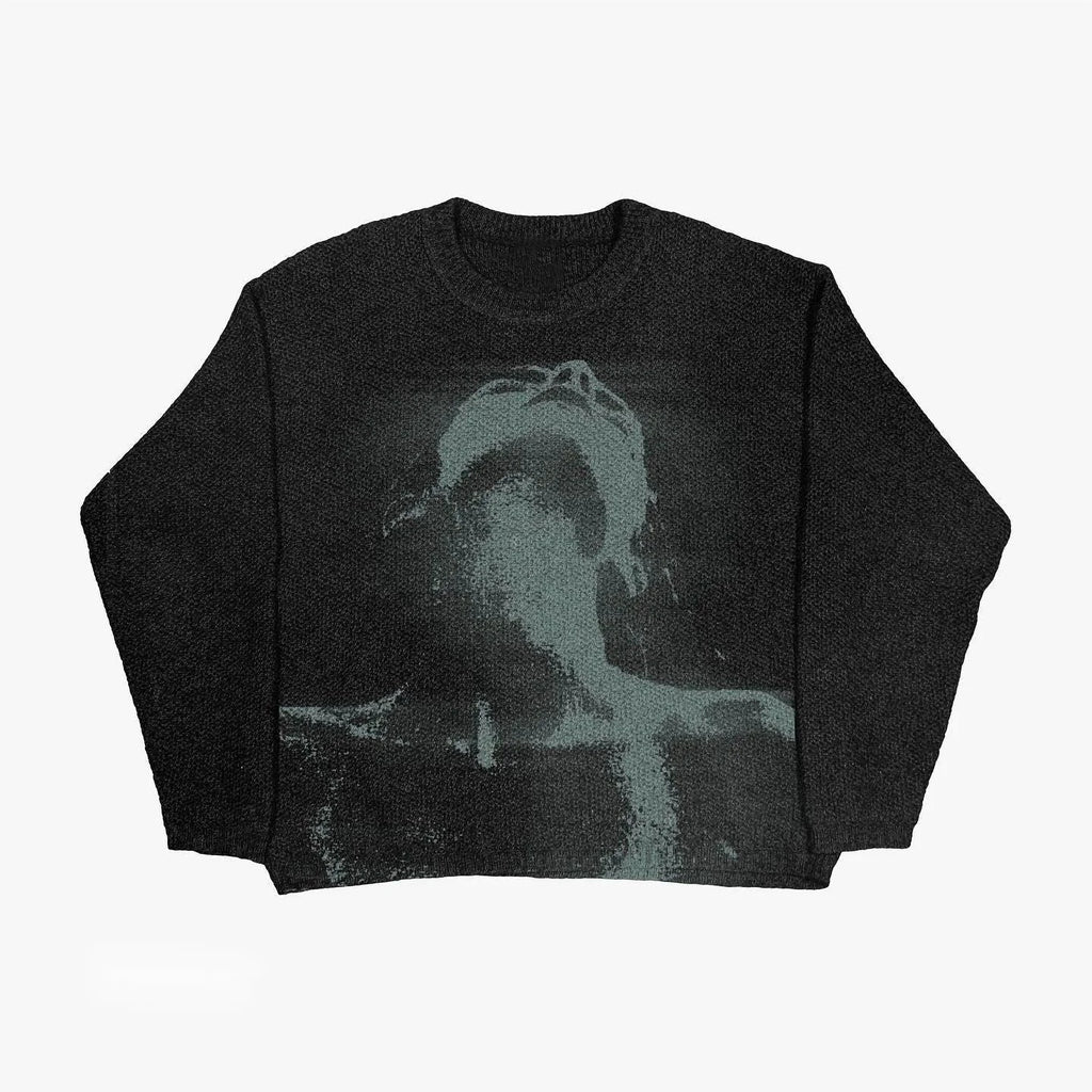 Mandotos women's autumn and winter sweater in cozy knit fabric, featuring a stylish design and long sleeves.