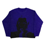 Mandotos women's autumn and winter sweater in cozy knit fabric, featuring a stylish design perfect for chilly weather.