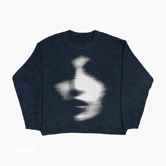 Mandotos women's autumn and winter sweater in cozy knit fabric, featuring a stylish design and long sleeves.
