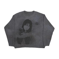Mandotos women's autumn and winter sweater featuring cozy knit fabric and a stylish design, perfect for cold weather.
