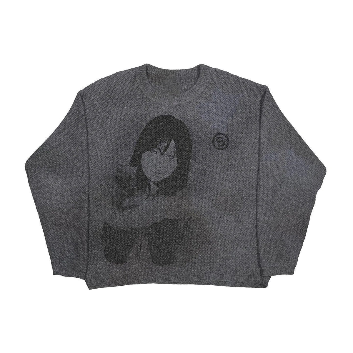 Mandotos women's autumn and winter sweater in cozy knit with ribbed cuffs and collar, suitable for cold weather.