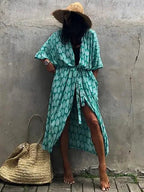 Mandotos Beach Chic Cover-Up with lightweight, flowy fabric perfect for sun-kissed beach adventures.